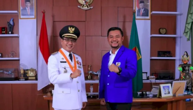 Prioritas Nyata diatas Seremonial : KNPI Kabupaten Bandung Apresiasi Empati Kepemimpinan Bupati Dadang Supriatna