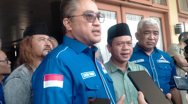 Dede Yusuf M. Effendi Ungkapkan Ini Alasan Partai Demokrat Dukung Pasangan Dadang Supriatna-Ali Syakieb di Pilkada 2024