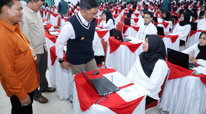 Pjs. Bupati Bandung Dikky Achmad Sidik Monitoring Pelaksanaan SKD CPNS Formasi Tahun 2024