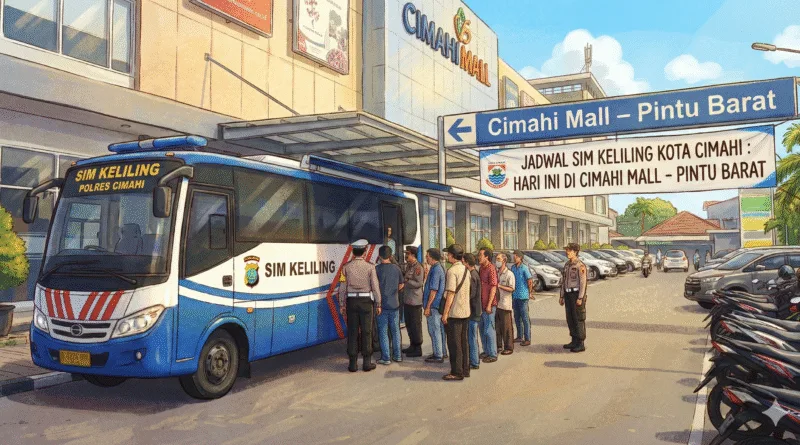 Jadwal SIM Keliling Kota Cimahi Hari Ini, Senin 20 April 2026