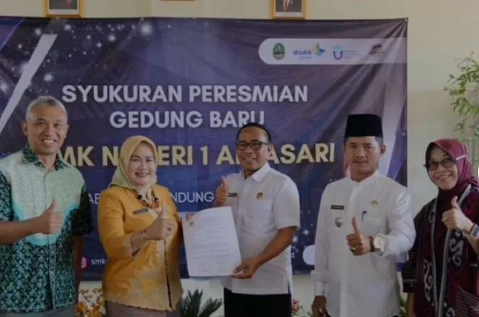 SMKN 1 Arjasari Miliki Gedung Baru, Kadisdik Jabar Tekankan Pentingnya Growth Mindset