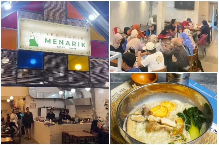 Teh Tarik Medan hangat, teman sempurna malam di Bogor./visi.news/ist.