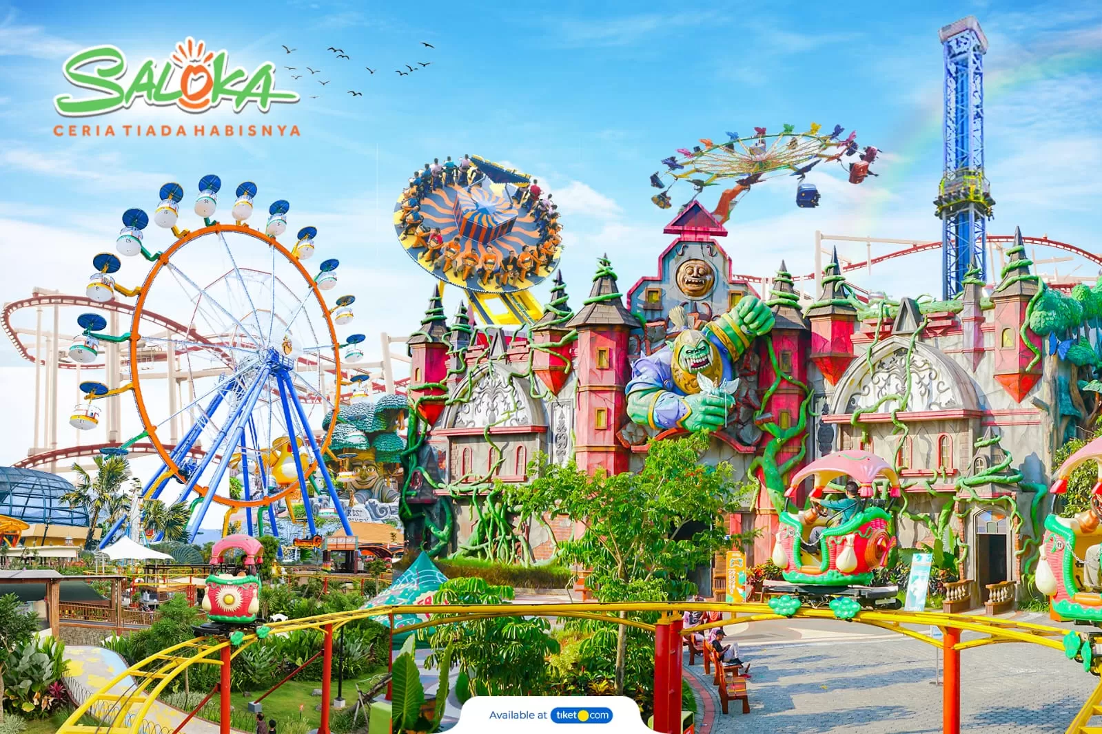 Wisata Semarang Saloka Theme Park taman bermain terbesar./visi.news/ist.