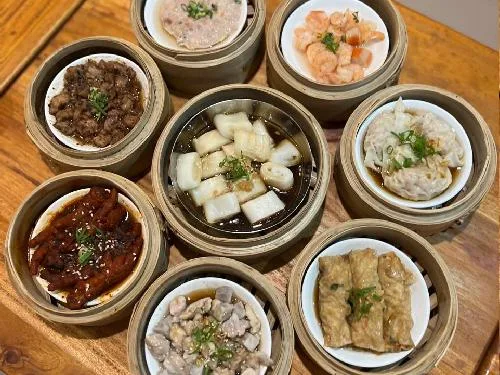 Aneka dimsum dan bakmi di Dimsum Toko Sebelah./visi.news/ist.