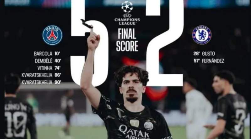 Chelsea Kolaps di Paris, PSG Menang 5-2 dan Dekati Tiket Perempat Final Liga Champions