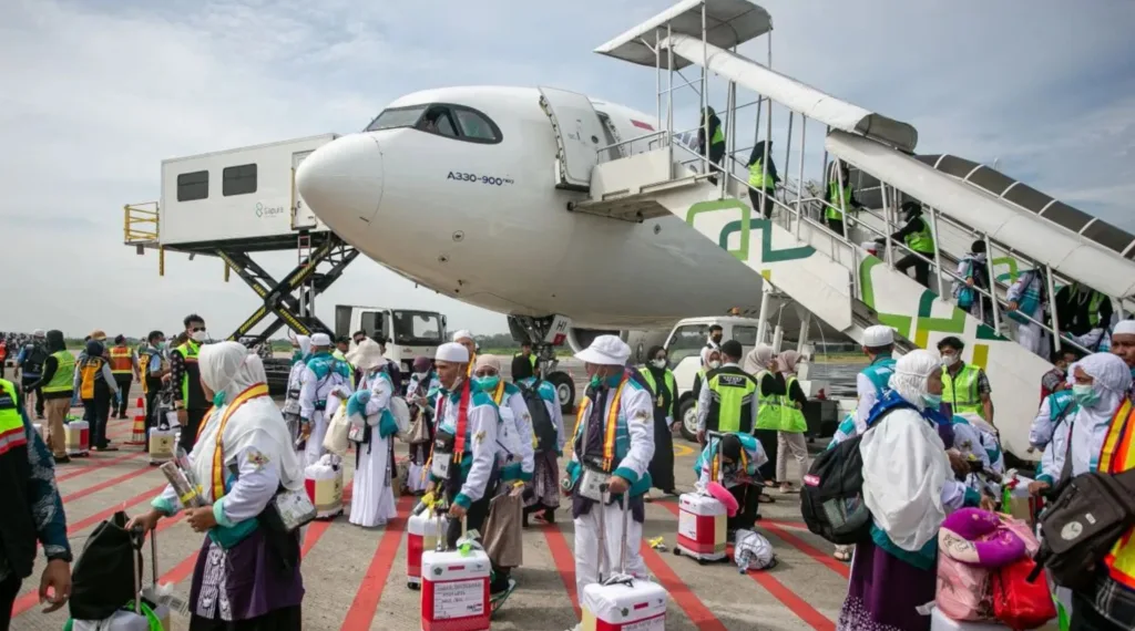 Jemaah Haji Kota Semarang 2026 tetap berangkat meski konflik Timur Tengah memanas./visi.news/ist.