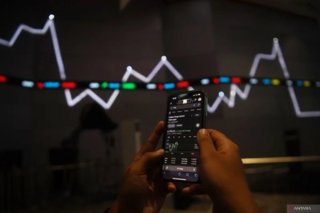 Pergerakan IHSG anjlok 13 Maret 2026./visi.news/ist.