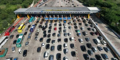 Rekayasa lalu lintas mudik Lebaran 2026 di tol Trans Jawa dengan sistem one way dan contra flow./visi.news/ist.