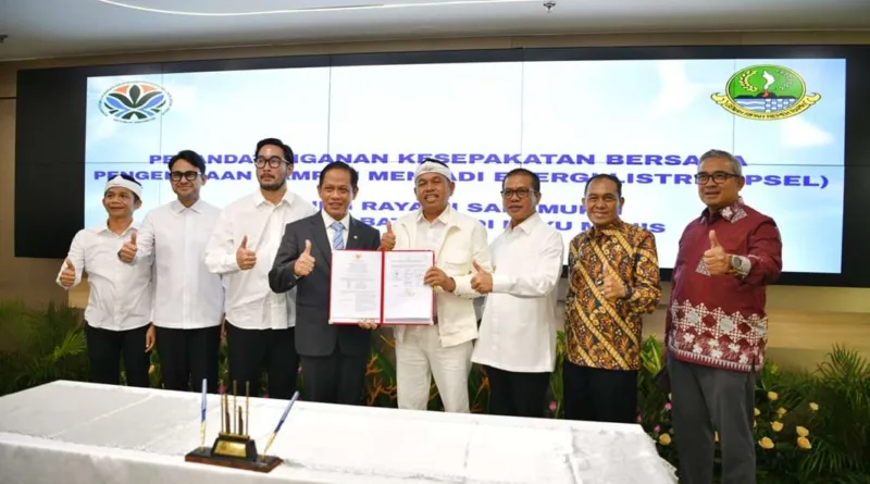 KDM Tandatangani Kesepakatan Bersama tentang Penanganan Sampah Menjadi Energi Listrik