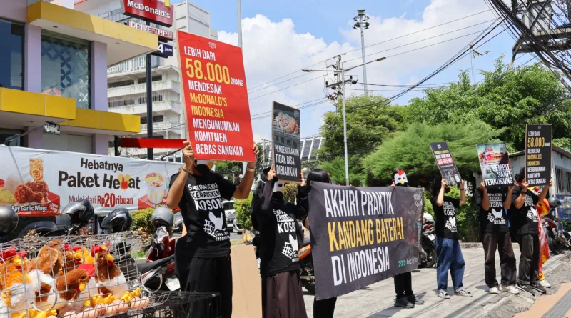 “Penjara di Balik Menu”, Aktivis Desak McDonald’s Beralih ke Telur Cage-Free