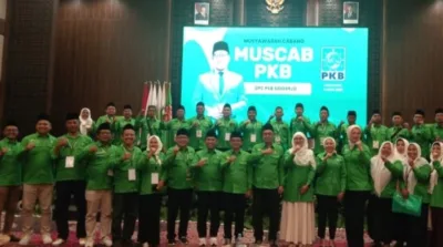 Suasana Muscab PKB Sidoarjo yang menetapkan empat nama bakal calon Ketua DPC PKB Sidoarjo. /istimewa