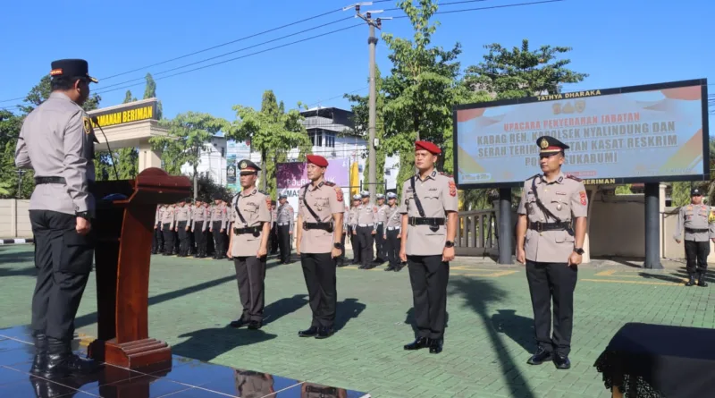 Rotasi Jabatan di Polres Sukabumi, AKBP Samian Tekankan Profesionalisme Personel