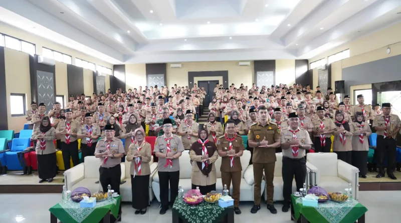 Hadiri Rakercab Pramuka, Bupati Bandung Tekankan Penguatan SDM dan Peran Gugus Depan