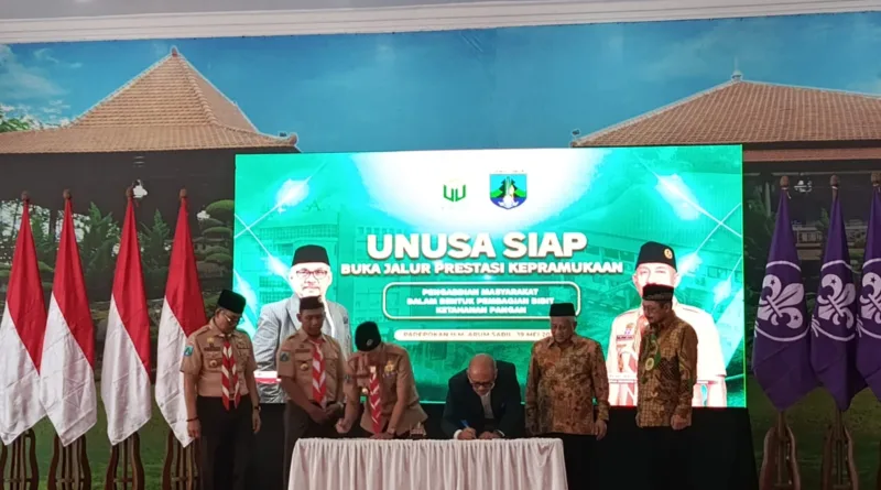 UNUSA Buka Jalur Prestasi Kepramukaan, Anggota Berpeluang Masuk Perguruan Tinggi