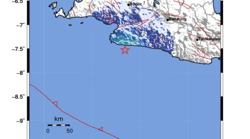 Warga Sukabumi Dikejutkan Gempa Magnitudo 4,5